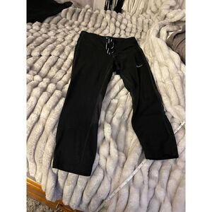 Nike dri fit xs black 7/8 leggings active workout pants